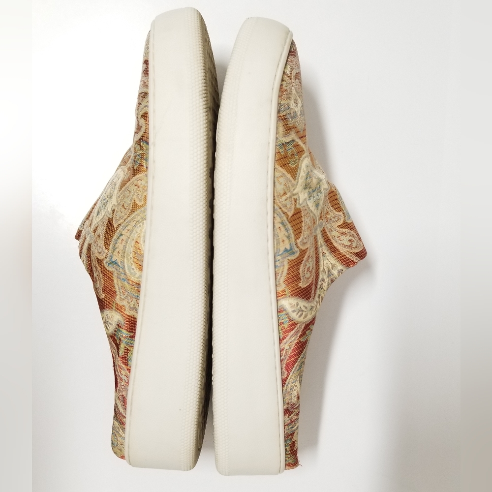 Free People Wynwood Autumn Paisley Print Platform Slip On Sneaker 39 - Picture 9 of 12